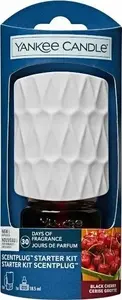 Yankee Candle Electric Fragrance Diffuser Base with Black Cherry Scent Refill kYC870
