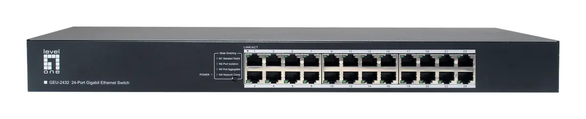 LEVELONE GEU-2432 Nepārvaldāms tīkla slēdzis ar