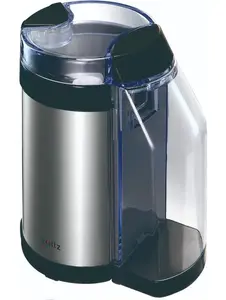 Электрическая кофемолка Oliver Voltz 55OV51172D с мощностью 130Вт емкостью 50г лезвием из нержавеющей стали черно-серебристая