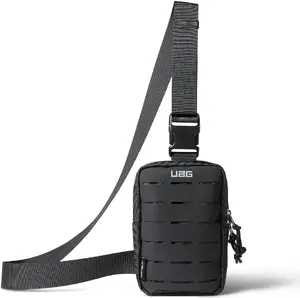 URBAN ARMOR DRYOUT Tech Sling Shoulder Bag Moisture-Wicking Black