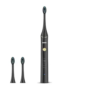 Звуковая зубная щетка для взрослых Neno Oriona Black с 5 режимами чистки, регулировкой скорости, таймером и литий-ионным аккумулятором