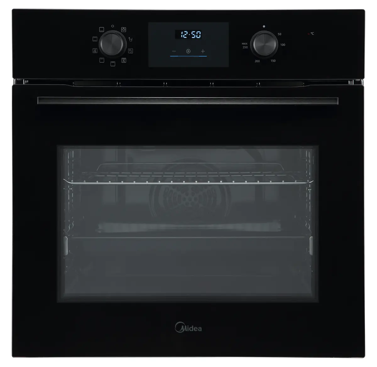 Midea MBO65M80D2-BK Iebūvējamā elektriskā cepeškrāsns ar