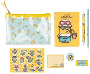 Minions SBP002 Набор канцелярских принадлежностей Коллекция Foodie - 8 предметов