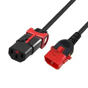 Кабель питания MicroConnect MC-DUALC13C14S-2 Черный 2 м C13 гнездо - C14 гнездо 230 В 10 А