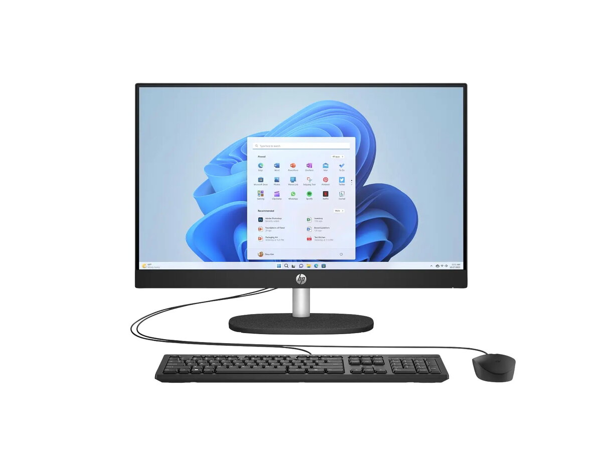 HP AiO 24-cr0028nc galddatoru ar Intel