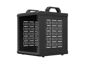 LANBERG OR10-2306-B Open Rack 10 Inch 6U Telecommunication Cabinet Black