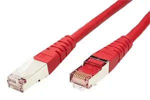 Сетевой патч-корд DATACOM S/FTP Cat6, 2xRJ45, длина 3м, красный