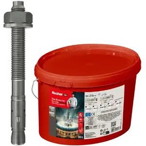 Анкер-шпилька Fischer FAZ II Plus 12/20 R из нержавеющей стали ведро 80 штук