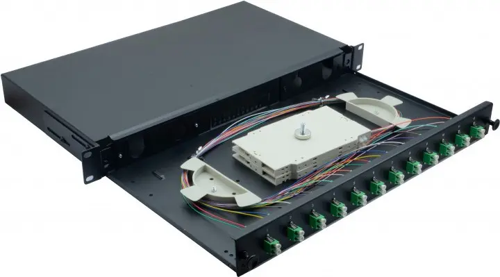 helos 19" Splice Box 12 x LC/APC Duplex OS2 Photo 2