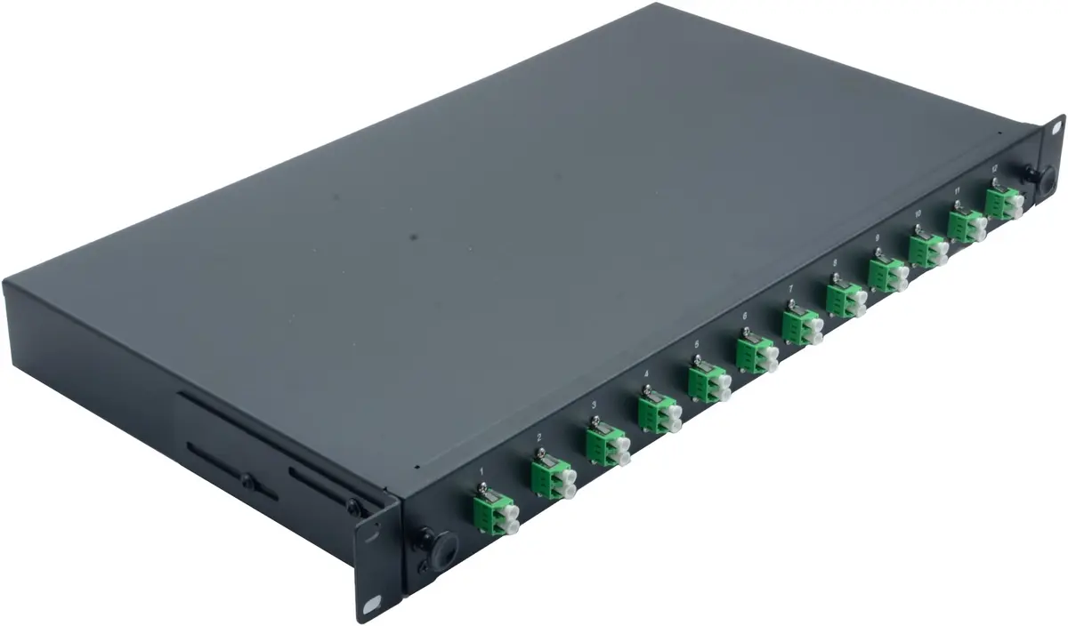 helos 19" Splice Box 12 x LC/APC Duplex OS2 Photo 3