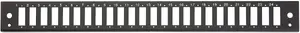 Equip 19-inch 1U Patch Panel with 24x SC-Duplex ports made of steel in black
