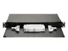 Equip 19" Fiber Optic Space Box 1U Black Photo 4