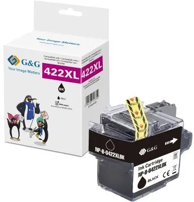 G&G saderīga tintes kasetne melna LC422XLBK