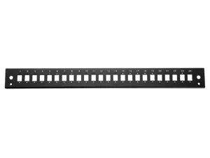 Equip 24-Port Front Panel for LC-Duplex and SC-Simplex 1U Black 337100