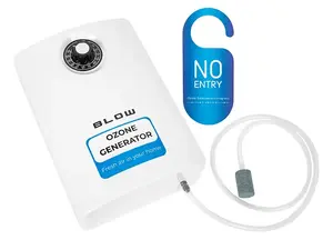 BLOW OZ-02 ozone generator mini ozonator 1000 mg/h 15W white technopolymer with knob control and countdown timer