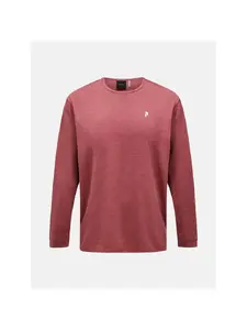 Мужская футболка с длинным рукавом Peak Performance M Trail Longsleeve красный Размер L