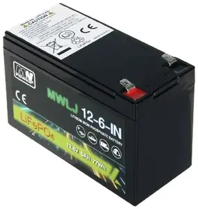 MW Power 12.8V/6Ah LiFePO4 MWLJ Akumulators