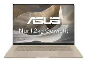 ASUS Zenbook A16 UX3607OA-SQ073W Portatīvais dators Snapdragon X2E-94-100 16 collu 3K Displejs 48GB RAM 1TB SSD Windows 11 Home Smilšu krāsas