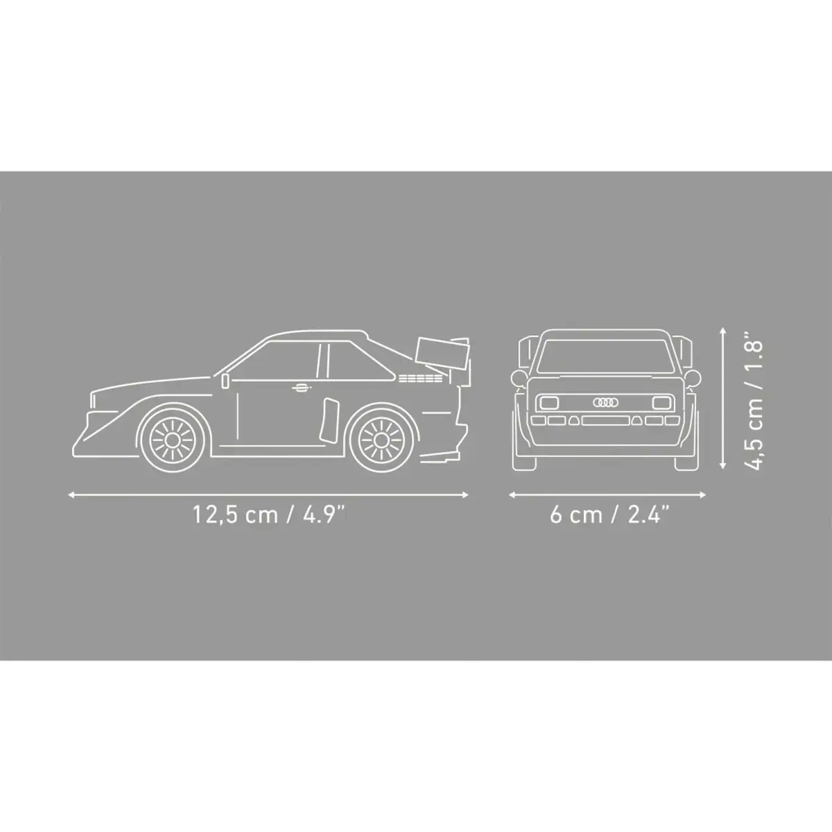Cobi Audi quattro S1 E2 Модель 1:35 Photo 3