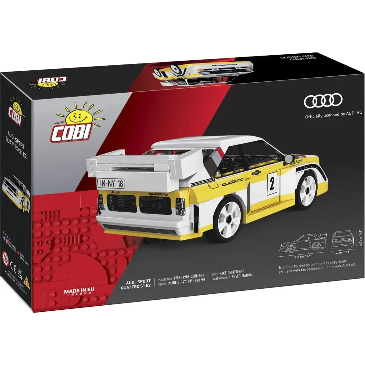 Cobi Audi quattro S1 E2 Модель 1:35 Photo 6