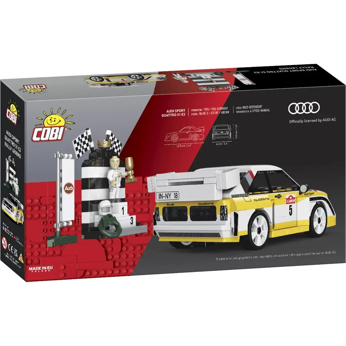 Модель Cobi Audi Sport quattro S1 E2 Rally 1:35 Photo 6