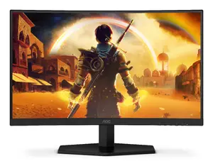 AOC C24G42FE 23.6" VA FHD 180Hz Computer Monitor 1920 x 1080 Full HD Black and Red