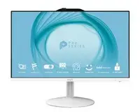 Моноблок MSI PRO AP242P 14M-1205EU с 23.8-дюймовым FHD антибликовым экраном, Intel Pentium G7400, 8 ГБ ОЗУ, 128 ГБ SSD, Intel Graphics и Windows 11 Pro, черный