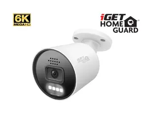 iGET MegaHD 6K PoE IP Surveillance Camera HGNHK942CAM with SMART AI Detection, IP67 Waterproof, Audio Support, and 40m Night Vision