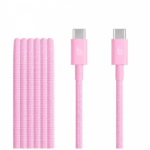 Apple Beats USB-C to USB-C Woven Cable, 1.5 m, Power Pink