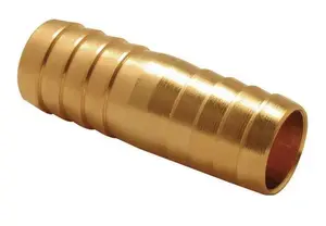 Vītņots misiņa savienojums ART 483 1 colla ārējā-ārējā vītne TDM Brass