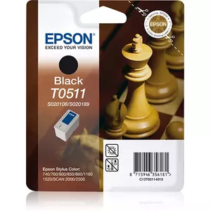 Cartridge EPSON Tinte Black T0511 1 x 24 ml for Stylus Color 760/860/1160/1520