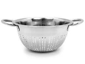 Kinvara Stainless Steel Colander with Handles, 21 cm Diameter