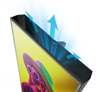 B-TECH AV BT7901-65/B Rear Screen Cover for 65" Displays Photo 3