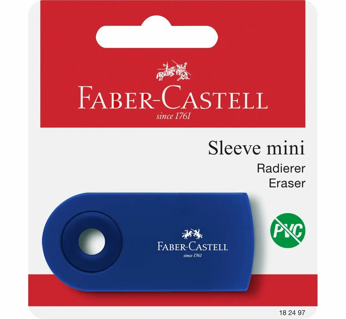 Faber-Castell 182497 dzēšgumija bez PVC dažādās
