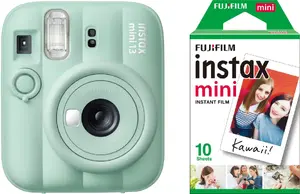 Fujifilm Instax Mini 13 Instant Camera Lagoon Green with Film 60 mm f/12.7 Lens Auto Exposure Self Timer
