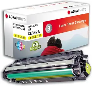AgfaPhoto APTHP342AE Yellow Laser Toner Cartridge Replacement for 651A