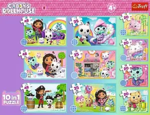 Trefl 10-in-1 Jigsaw Puzzle Gabby's Dollhouse