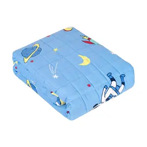 Rebel Weighted Blanket Premium Cotton Sensory Blanket for Children 5 kg Space Design