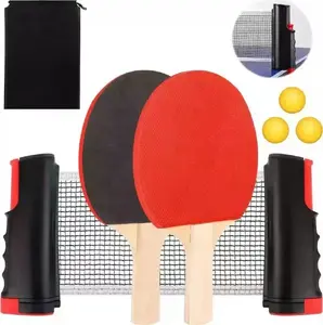 Galda tenisa komplekts LEANToys 20928 ar tīklu racketēm un bumbiņām