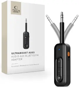 Аудиоадаптер Tech-Protect UltraBoost AU03 AUX Bluetooth 6.0 черный