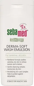 Sebamed Anti-Dry Derma-Soft Wash Emulsion for Face and Body 200 ml