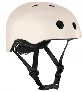 SPOKEY PEANUT Protective Helmet for Roller Skating, Scootering, and Skateboarding, Size 58-61 cm, Grey