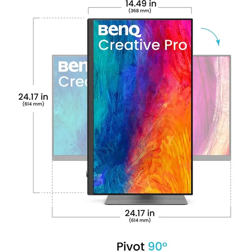 BenQ PD2732U 27 collu 4K dizainera monitors Photo 11
