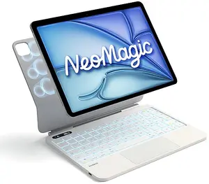 Inateck Wireless Keyboard for iPad 13" QWERTZ Milky White