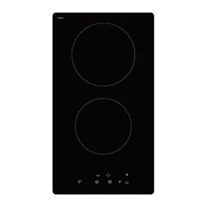 Built-in induction hob Greentek GIE301820B with booster timer and touch controls