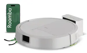 iRobot Roomba 115 Combo Balts Robots Putekļusūcējs un Mazgātājs ar Žiroskopa Navigāciju un Litija Jonu Akumulatoru