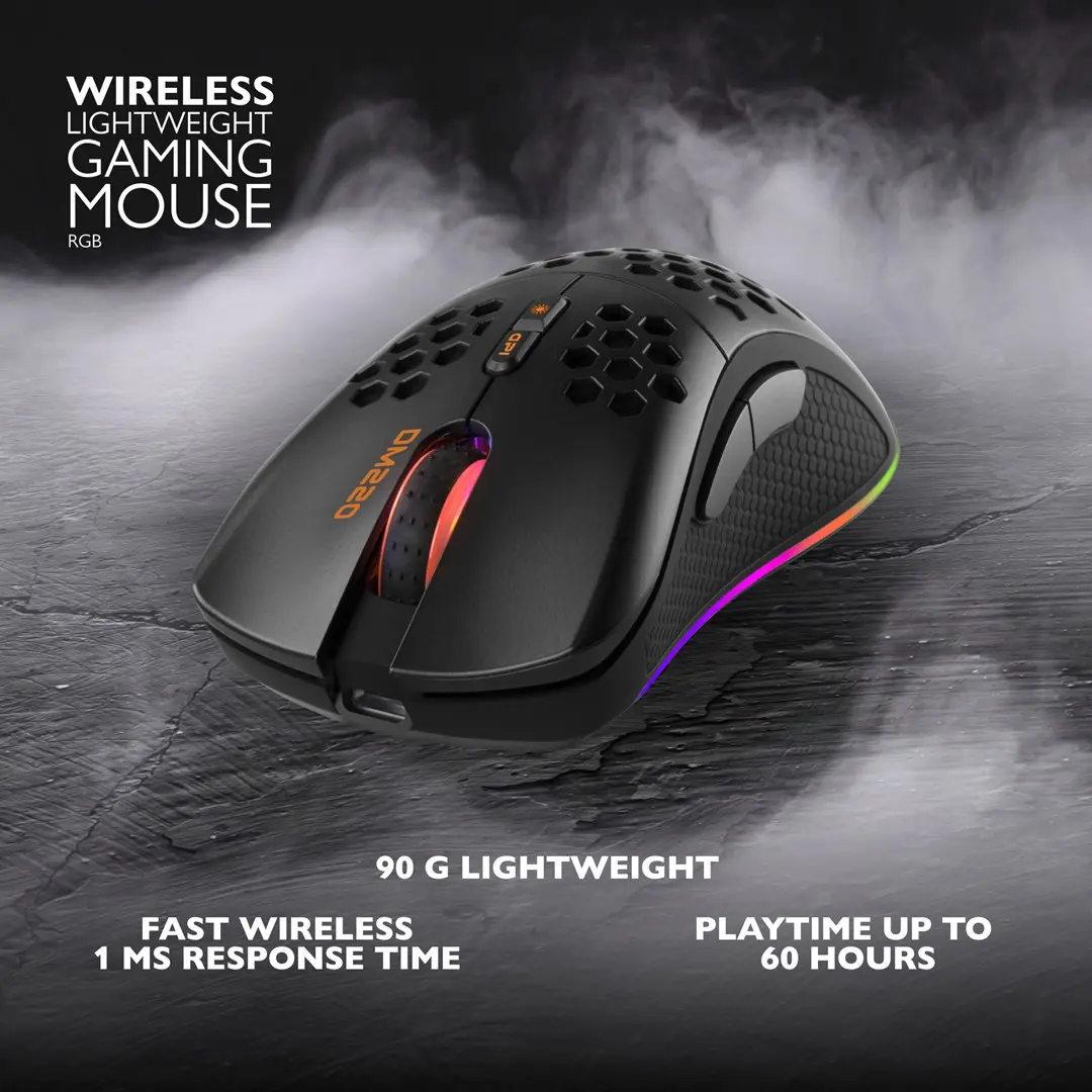 Игровая мышь Deltaco DM220 беспроводная RGB Photo 2