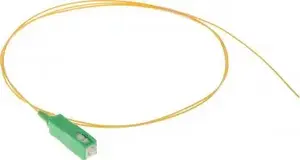 Delta Single-Mode Fiber Optic Pigtail SC-APC Connector