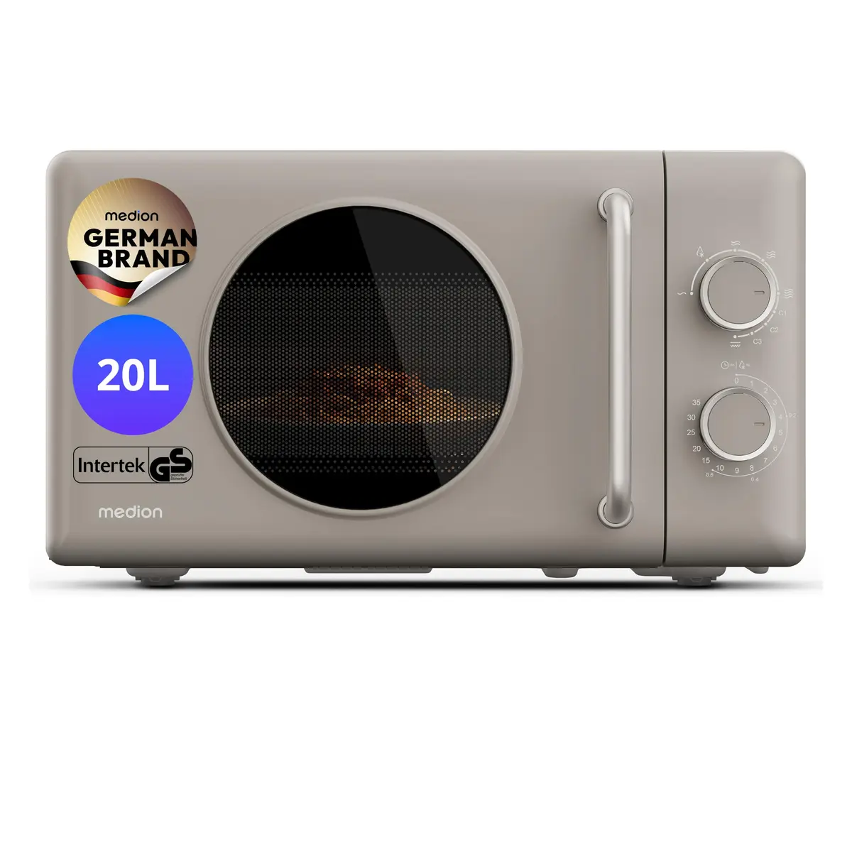 MEDION MD100119 Retro brīvi stāvoša mikroviļņu