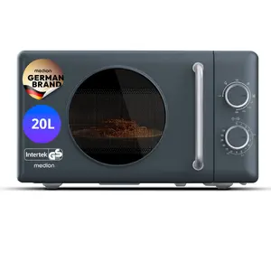 MEDION MD 100119 Countertop Combination Microwave 20 L 800 W Rotary Control 5 Power Levels Grey
